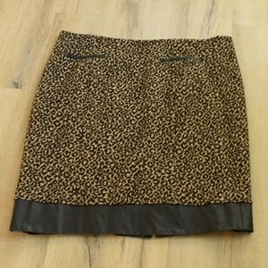 Leopard Print Skirt